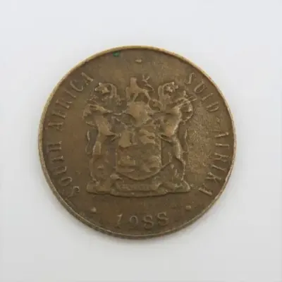 1988 South Africa Two cent error - Wildebeest tagged ear