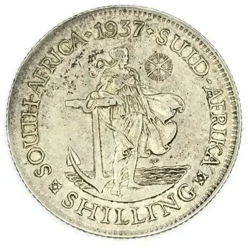 1937 SA Union Shilling - XF+