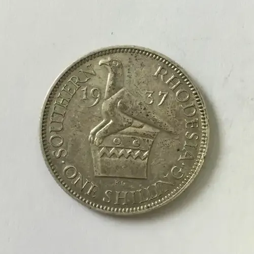 1937 Southern Rhodesia shilling XF