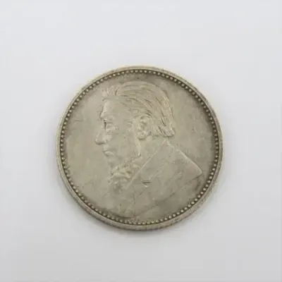 1897 ZAR Paul Kruger 6d sixpence XF