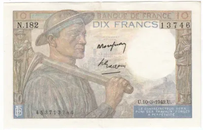 France 1949 Ten Francs - Uncirculated