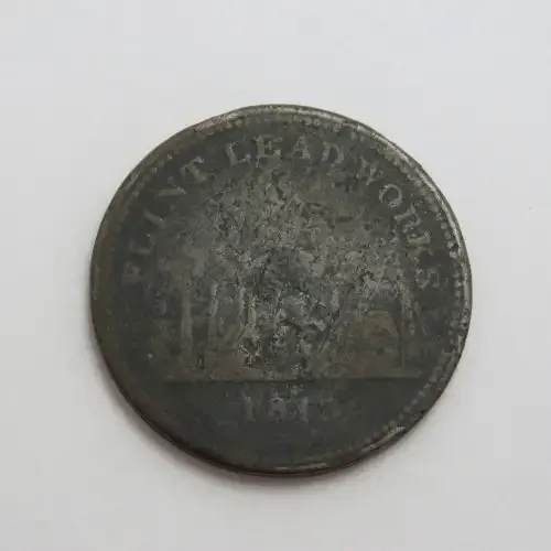 Australia Flint Lead Works - One penny token - One Pound note for 240 tokens