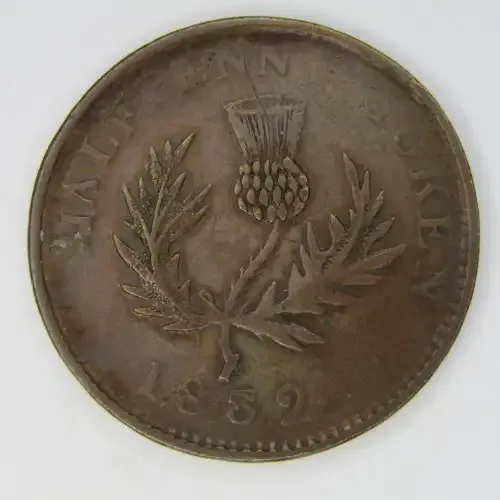 1832 Canada half Penny Nova Scotia