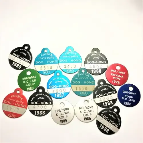 Lot of 15 Dog licenses