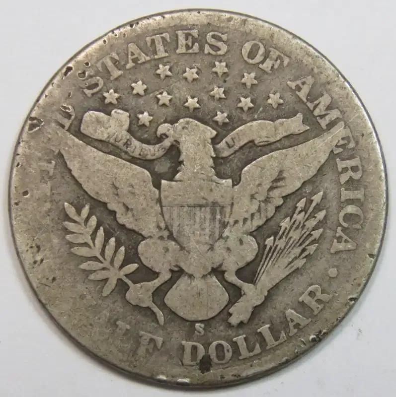 1900 Silver Half Dollar ( San Francisco ) Mint Mark S
