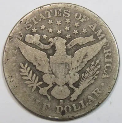 1900 Silver Half Dollar ( San Francisco ) Mint Mark S