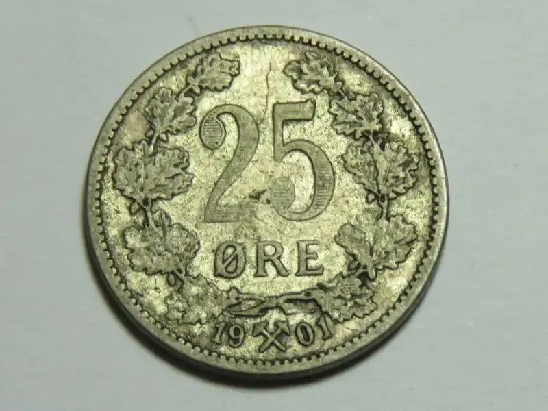 Norway 1901 25 ore - SCARCE