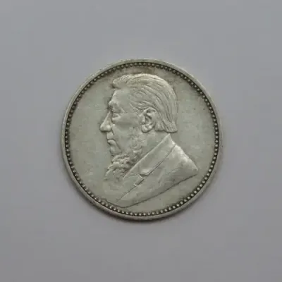 1897 ZAR Kruger sixpence - VF+/XF