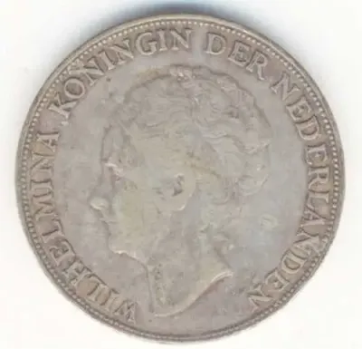 1944 Curacao 1 Gulden - Wilhelmina