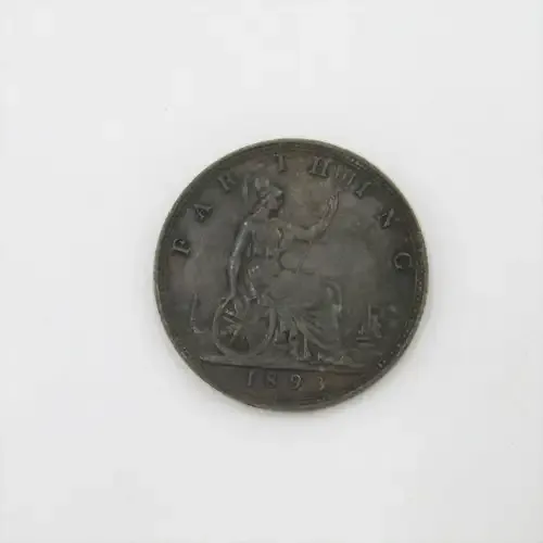 1893 Great Britain Victoria Farthing - AU +