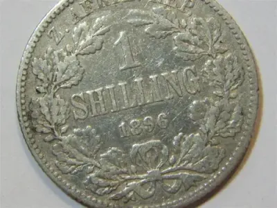 1896 ZAR Paul Kruger 1 shilling