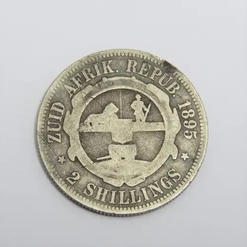 1895 ZAR Kruger two shilling