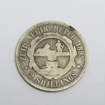 1895 ZAR Kruger two shilling