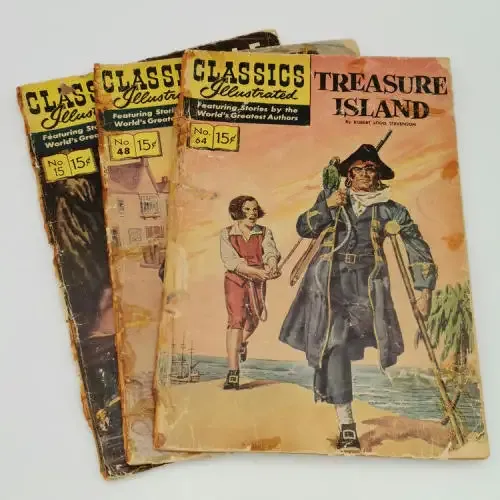 Classics Illustrated May 1967 comics - Uncle Tom`s Cabin No.15 and David Copperfield No.48