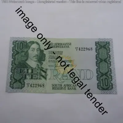 GPC de Kock 2nd issue - Lot of 4 R10 notes banknotes with consecutive numbers