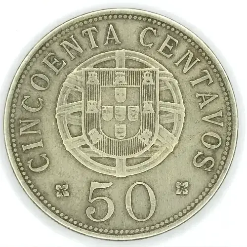 1927 Angola 50 centavos XF