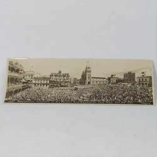 Antique photo of Proclamation ceremony of His Majesty King Edward VII in Cape Town 26 Jan 1901