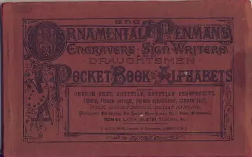 The Ornamental Penman`s Pocket Book of Alphabets