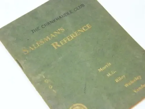 1961 Salesman`s Reference book for Morris, M.G, Riley, Wolseley, Vanden Plas