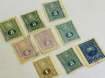Collection of 127 stamps from Paraguay - as per photo