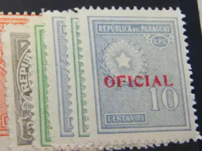 Collection of 127 stamps from Paraguay - as per photo