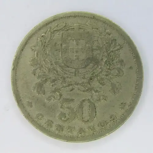 1931 Portugal 50 Centavos - VF