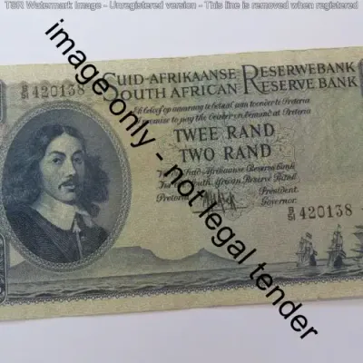 MH de Kock 4th issue R2 banknote almost EF