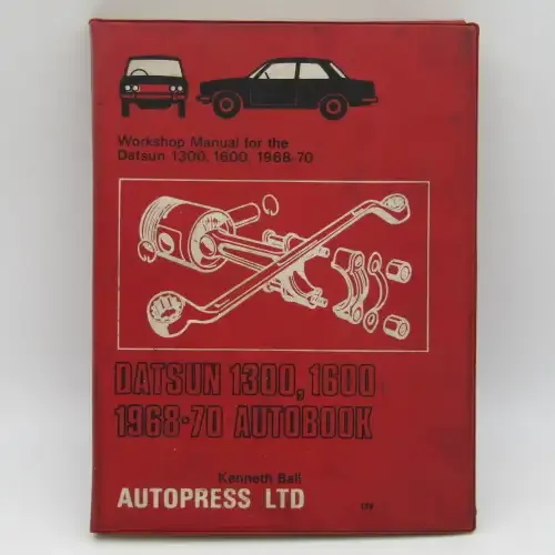Autopress Ltd Datsun 1300, 1600 - 1968-70 Autobook