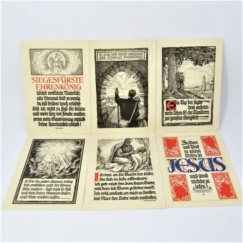 Germany series 4 Art Deco postcards