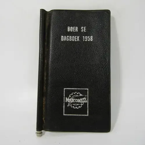Malcomess tractors - 1958 Boer se dag boek