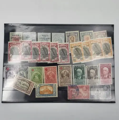 Abyssinia/Ethiopia lot of 29 early stamps