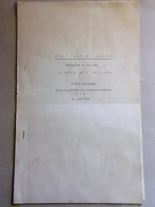 The Jewish essays by Marcus ELI Ravage published in 1928 - New York