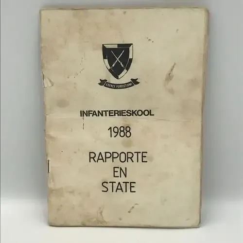 1988 Infanterieskool Rapporte en state