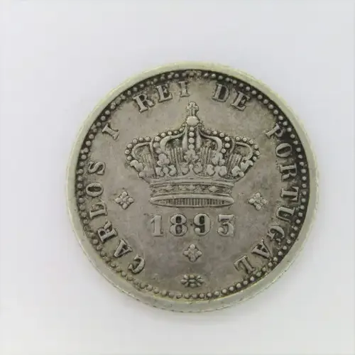 1893 Portugal 50 Reis - XF+