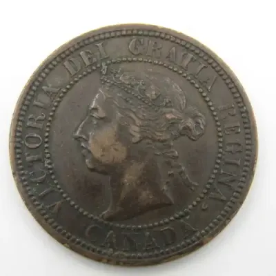 Canada 1890 one cent XF