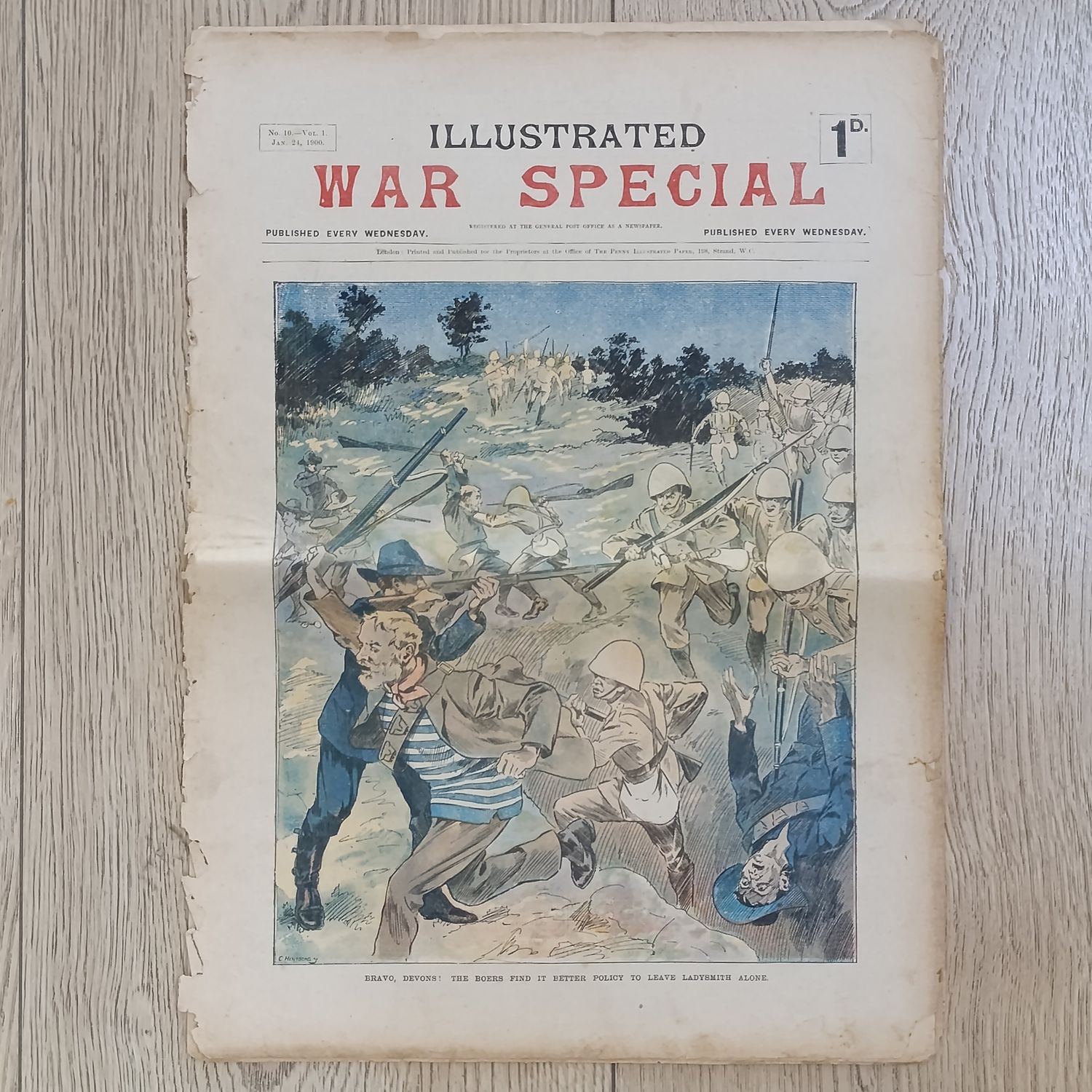 Boer War Illustrated War Special newspaper dated 24 January 1900 No. 10 Vol. 1