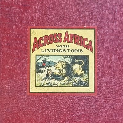 Across Africa with Livingstone board game - vintage