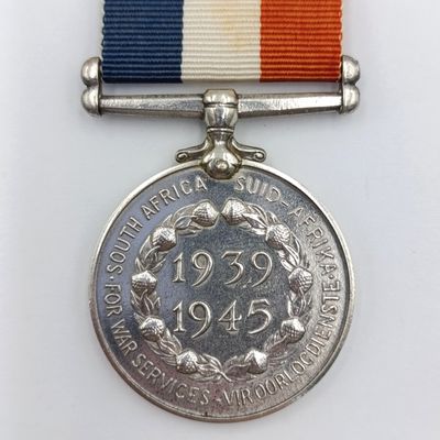 WW2 1939-1945 South African war services medal
