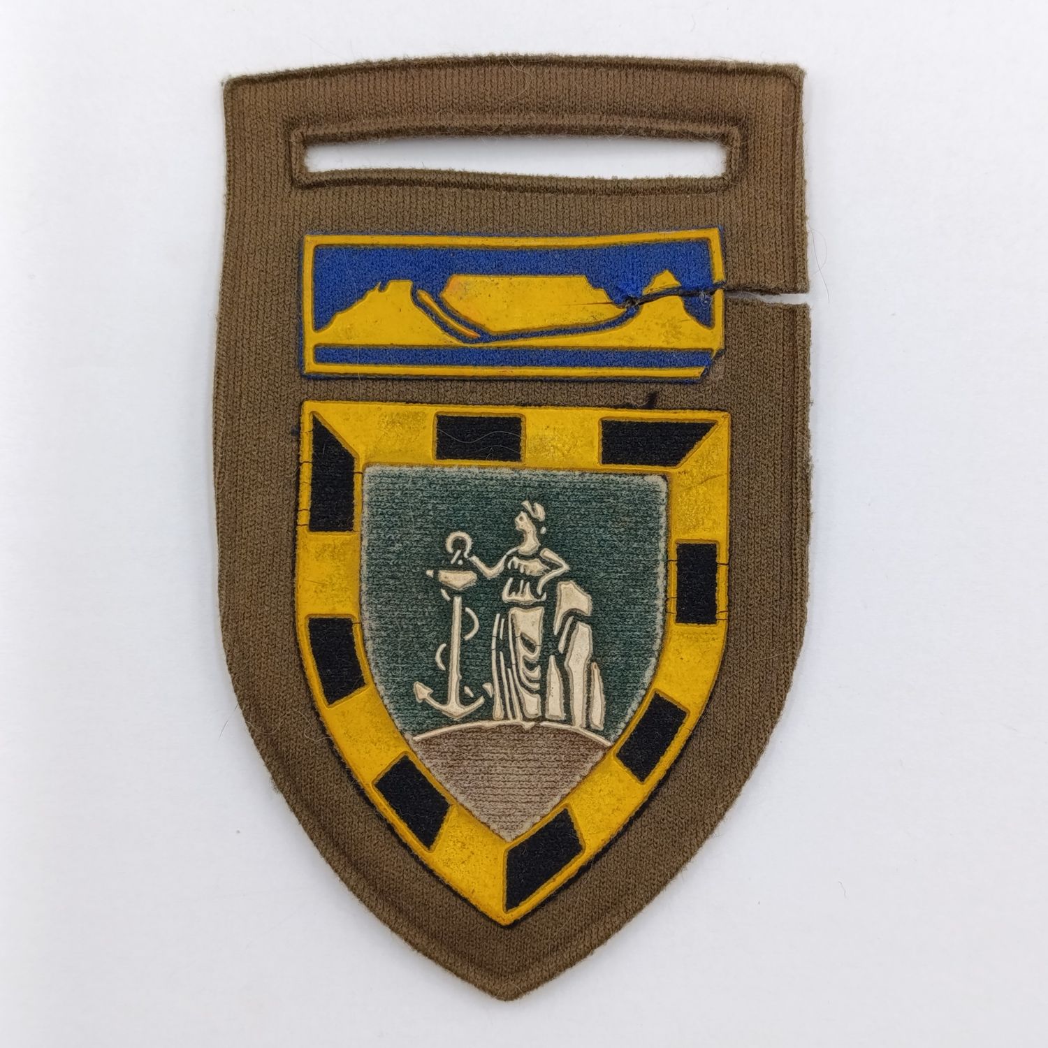 SADF Cape Corps tupperware flash - damaged
