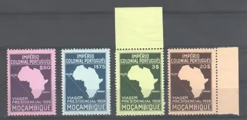 Complete set 1939 President Carmona`s Tour - mint stamps as per scan