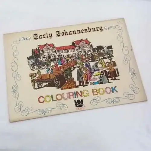 Early Johannesburg colouring book - Crest