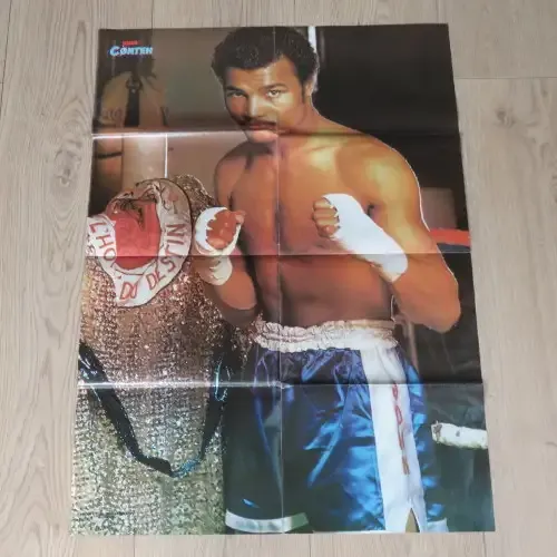 John Conteh - Superstar of Seventies - Boxing poster - 83 x 60 cm