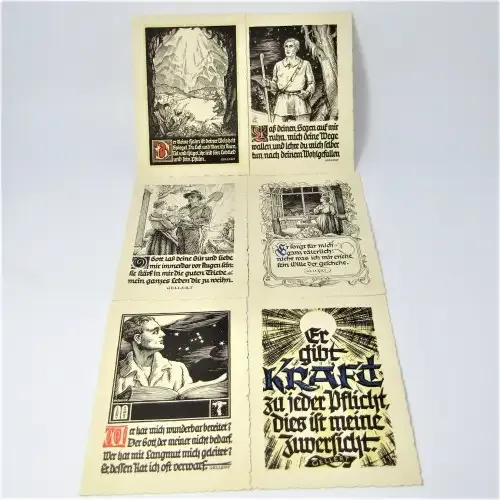 Germany Series 5 Art Deco Post cards