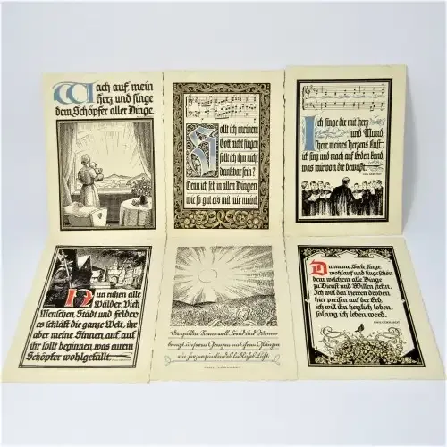 Germany Series 2 Art Deco Post cards