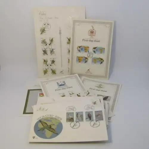Lot of 33 postal items with Birds
