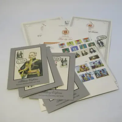 Lot of 29 Postal items with uniforms