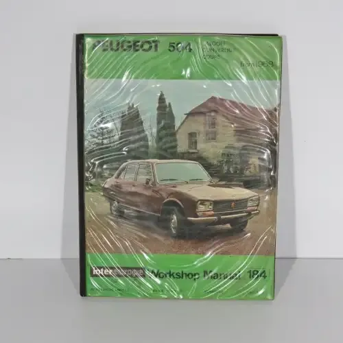 Peugeot 504 from 1968 workshop manual 184