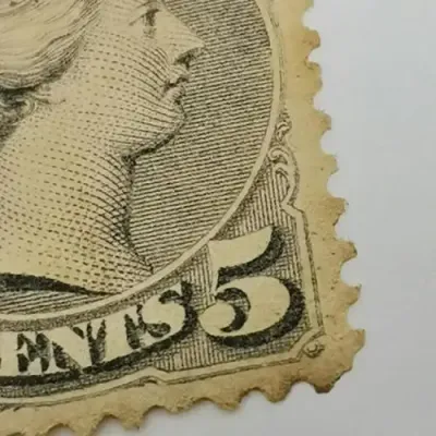 Dominion of Canada 5 cent - SG 106 - slight damage left side - mint - not hinged