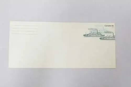 Canada postal stationary with 30 cents franking with steamers - green ± 1950`s