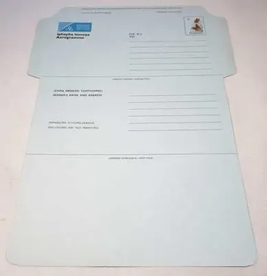 Transkei Aerogramme with pre printed 5 cents stamp - unused